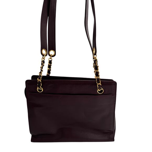 Chanel 1994 Bordeaux Timeless Zip Shopping tote - Picture 2 of 9